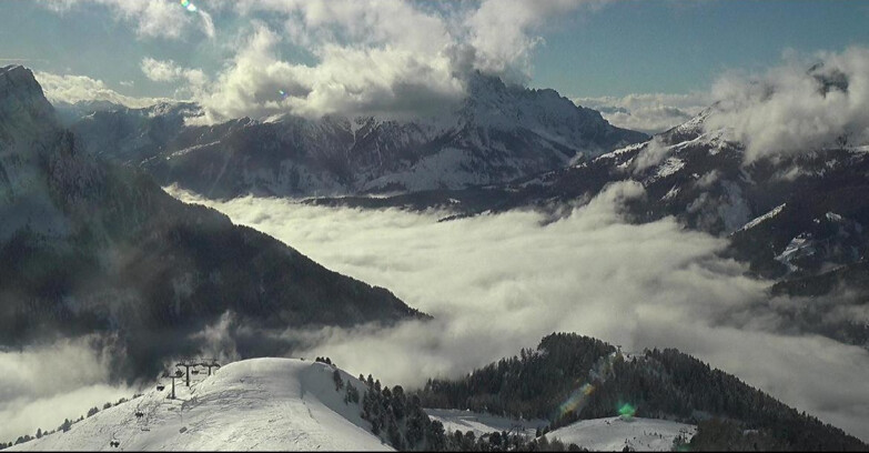 Webcam Pozza di Fassa-Aloch-Buffaure - Cabinovia Buffaure - Stazione a Monte