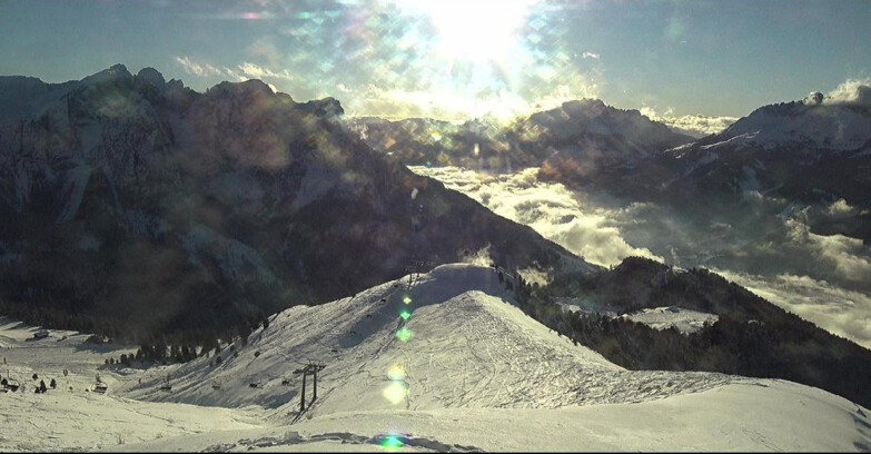 Webcam Pozza di Fassa-Aloch-Buffaure - Cabinovia Buffaure - Stazione a Monte