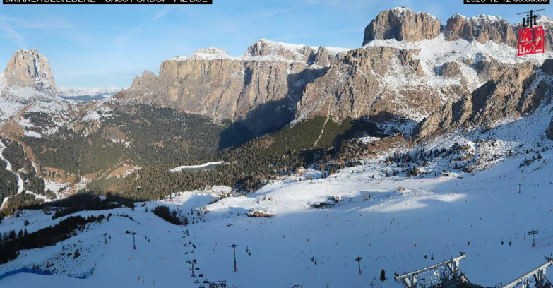 Webcam Canazei-Belvedere  - SKIAREA BELVEDERE 