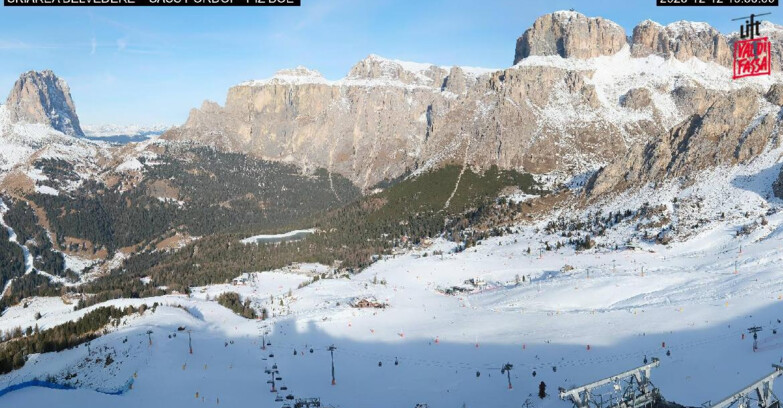 Webcam Canazei-Belvedere  - SKIAREA BELVEDERE 