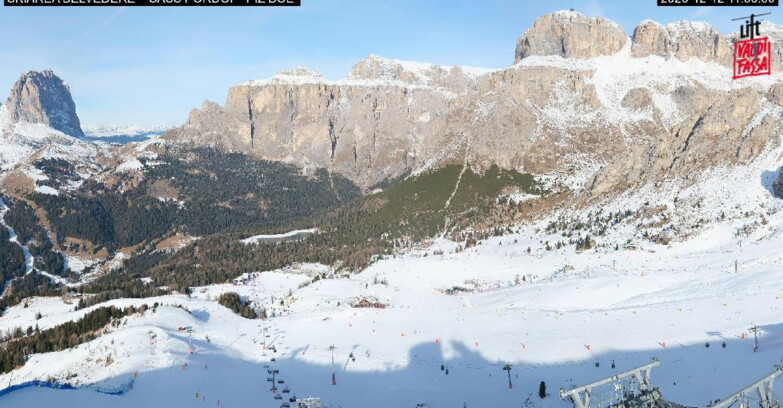 Webcam Canazei-Belvedere  - SKIAREA BELVEDERE 