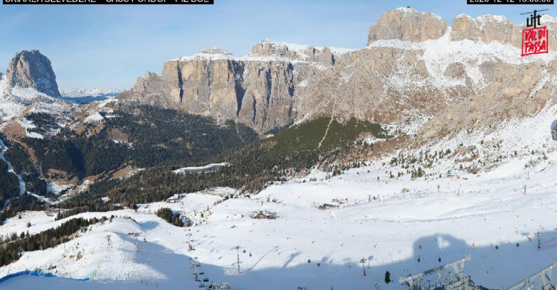 Webcam Canazei-Belvedere  - SKIAREA BELVEDERE 