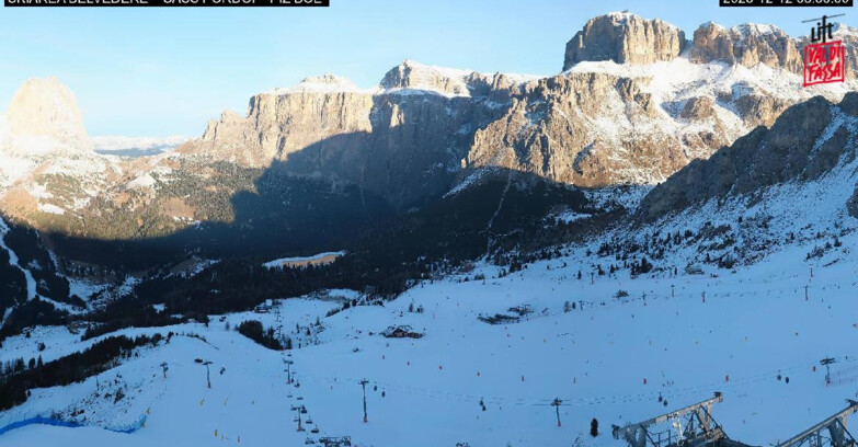 Webcam Canazei-Belvedere  - SKIAREA BELVEDERE 