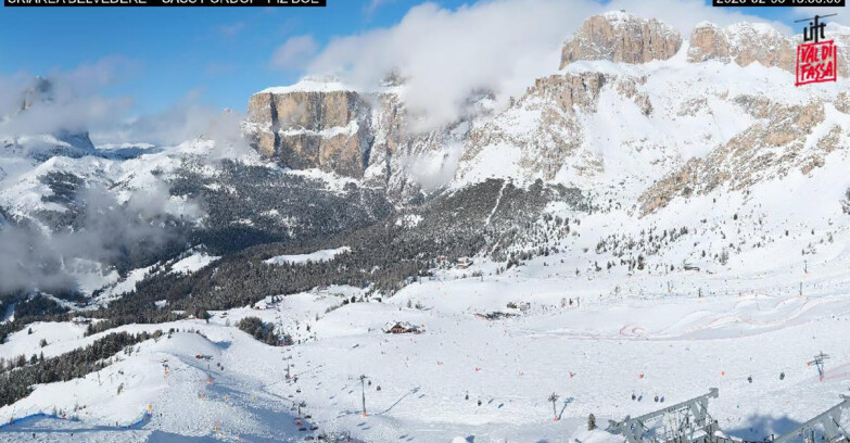 Webcam Canazei-Belvedere - SKIAREA BELVEDERE 