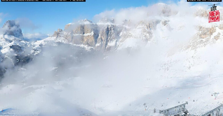 Webcam Canazei-Belvedere - SKIAREA BELVEDERE 