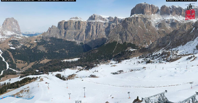 Webcam Canazei-Belvedere - SKIAREA BELVEDERE 