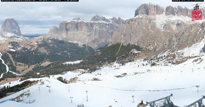 Webcam Canazei-Belvedere - SKIAREA BELVEDERE 