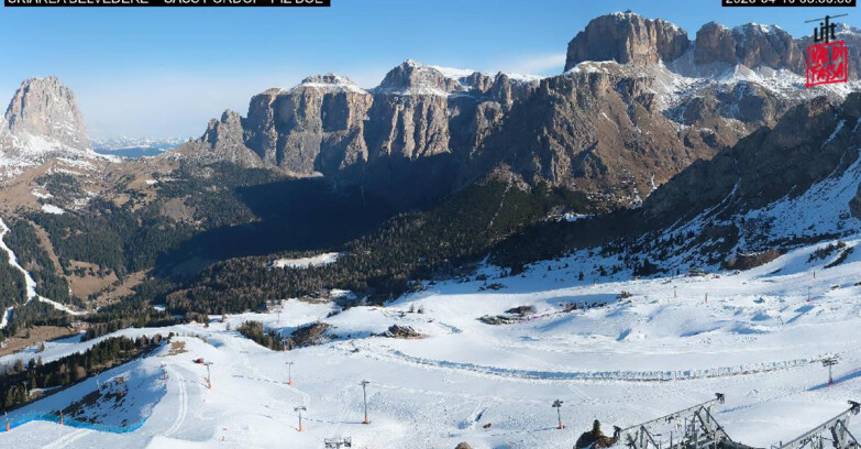 Webcam Canazei-Belvedere - SKIAREA BELVEDERE 