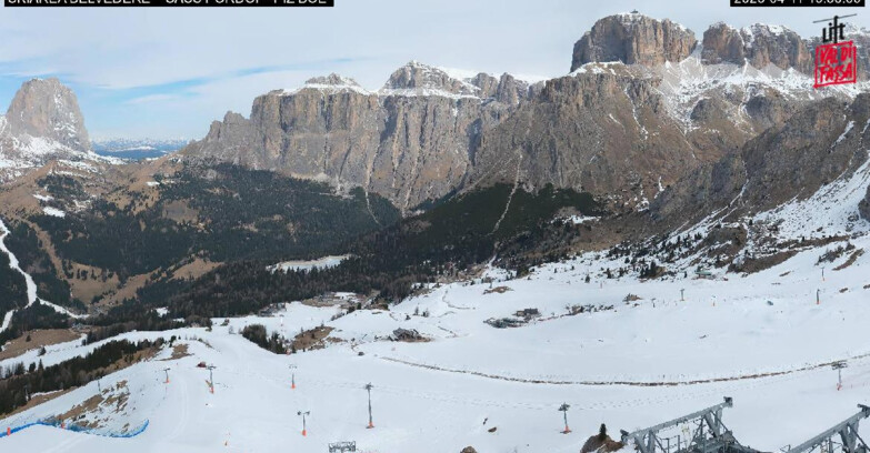 Webcam Canazei-Belvedere - SKIAREA BELVEDERE 