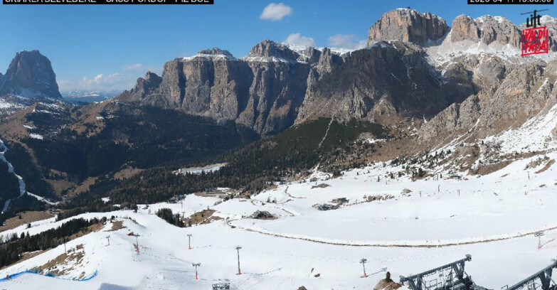 Webcam Canazei-Belvedere  - SKIAREA BELVEDERE 