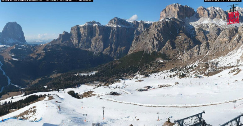 Webcam Canazei-Belvedere - SKIAREA BELVEDERE 