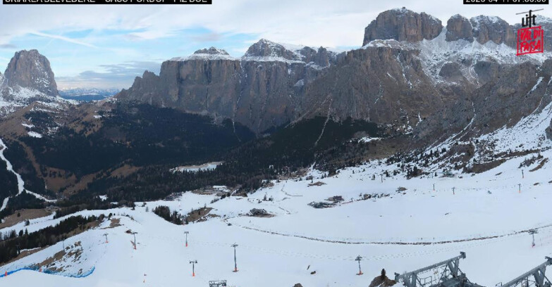 Webcam Canazei-Belvedere - SKIAREA BELVEDERE 