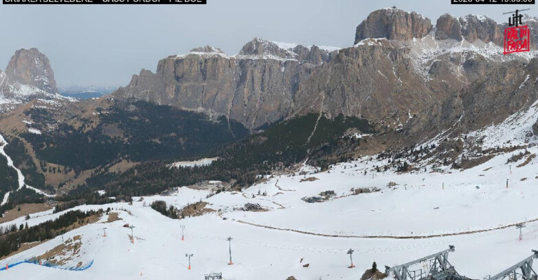 Webcam Canazei-Belvedere  - SKIAREA BELVEDERE 