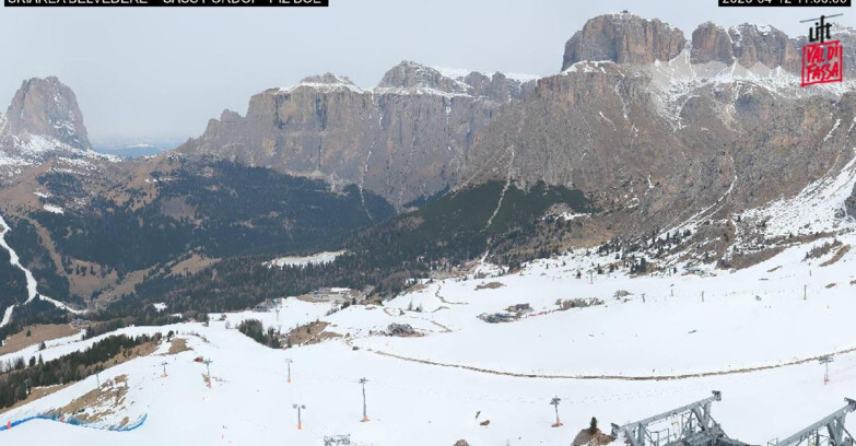 Webcam Canazei-Belvedere  - SKIAREA BELVEDERE 