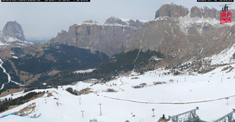 Webcam Canazei-Belvedere  - SKIAREA BELVEDERE 