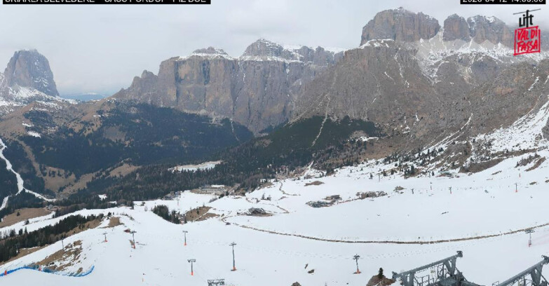 Webcam Canazei-Belvedere  - SKIAREA BELVEDERE 