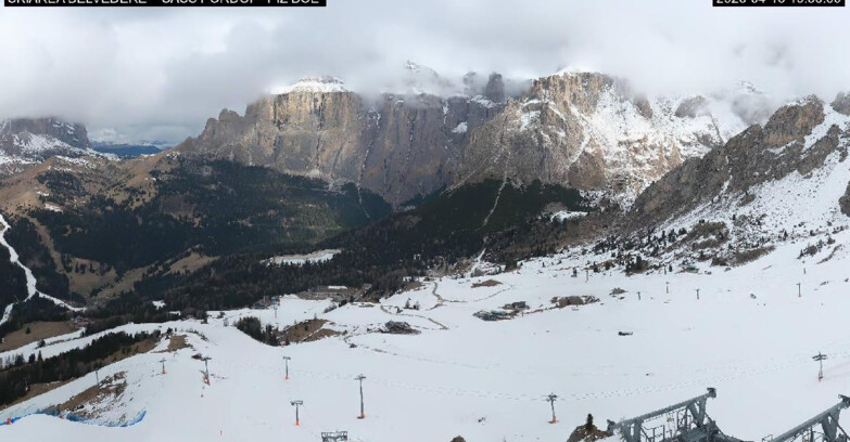 Webcam Canazei-Belvedere  - SKIAREA BELVEDERE 