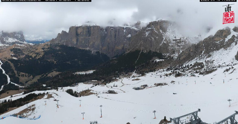 Webcam Canazei-Belvedere  - SKIAREA BELVEDERE 