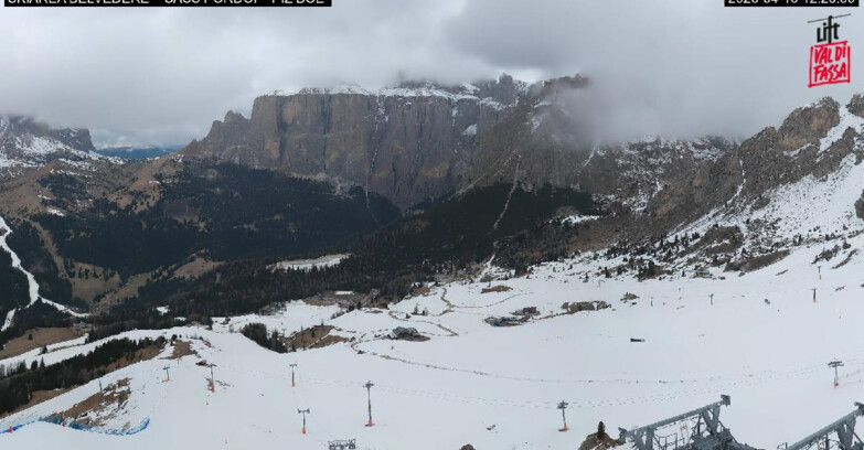 Webcam Canazei-Belvedere  - SKIAREA BELVEDERE 