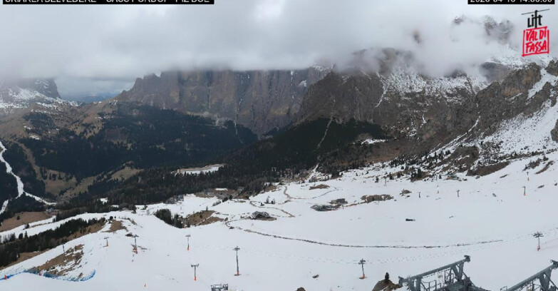 Webcam Canazei-Belvedere  - SKIAREA BELVEDERE 