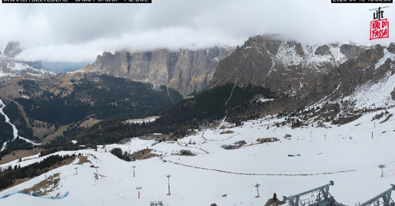 Webcam Canazei-Belvedere  - SKIAREA BELVEDERE 