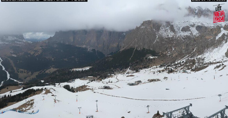 Webcam Canazei-Belvedere  - SKIAREA BELVEDERE 