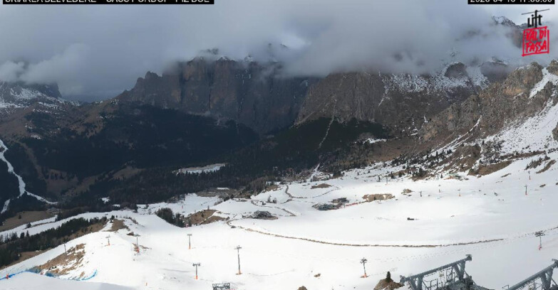 Webcam Canazei-Belvedere  - SKIAREA BELVEDERE 