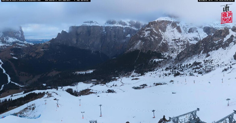 Webcam Canazei-Belvedere  - SKIAREA BELVEDERE 
