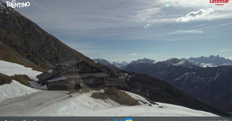 Webcam Пампеаго - Предаццо - Оберегген	 - Latemar- Feudo Ovest