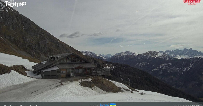 Webcam Пампеаго - Предаццо - Оберегген	 - Latemar- Feudo Ovest