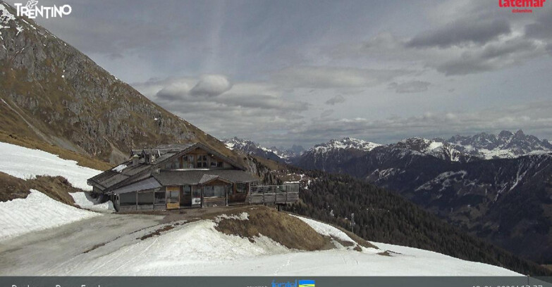 Webcam Пампеаго - Предаццо - Оберегген	 - Latemar- Feudo Ovest