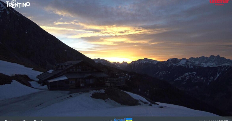 Webcam Пампеаго - Предаццо - Оберегген	 - Latemar- Feudo Ovest