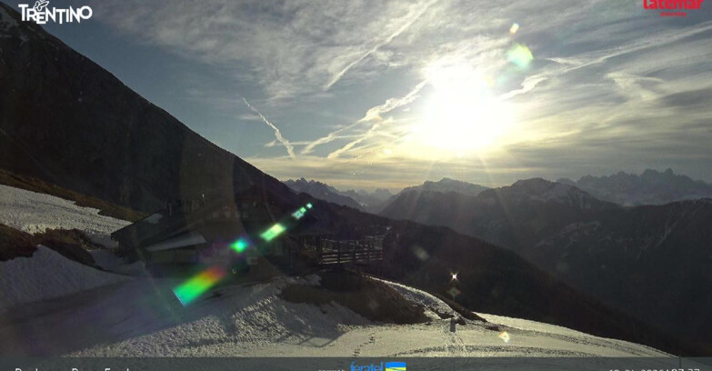 Webcam Пампеаго - Предаццо - Оберегген	 - Latemar- Feudo Ovest