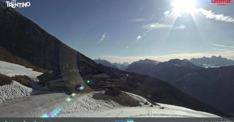 Webcam Пампеаго - Предаццо - Оберегген	 - Latemar- Feudo Ovest