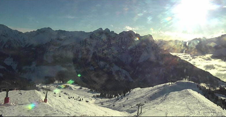 Webcam Pozza di Fassa-Aloch-Buffaure  - Cima 11 e Cima 12