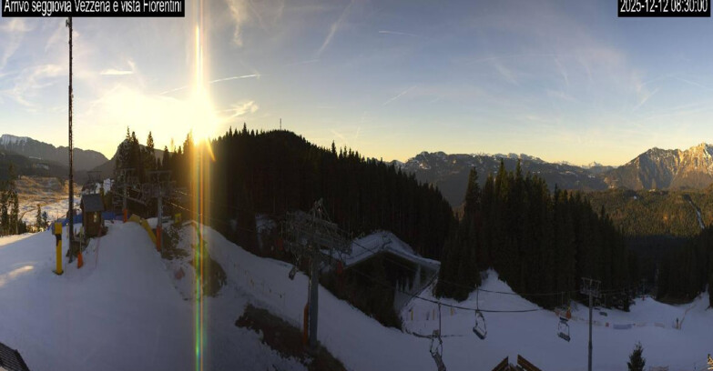 Webcam Lavarone Skigegiet - Laghetto Sessellift 