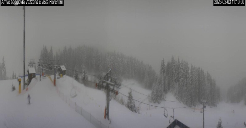 Webcam Ski area Lavarone - Arrivo seggiovia Laghetto