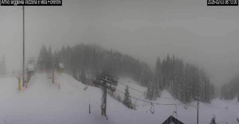 Webcam Lavarone Skigegiet - Laghetto Sessellift 