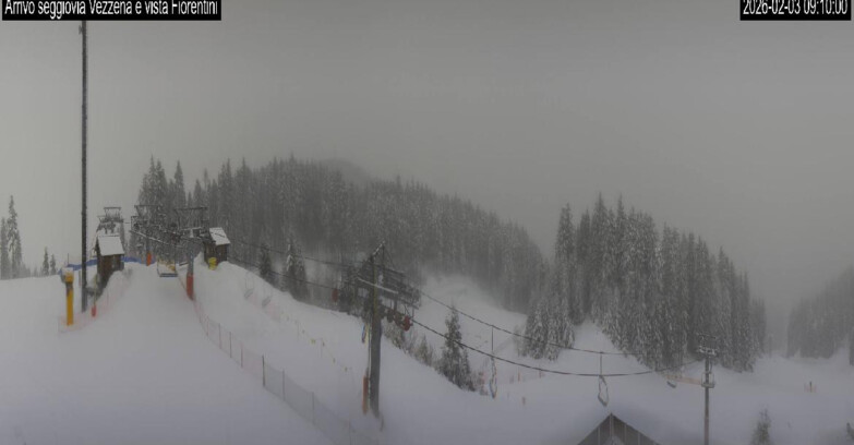 Webcam Ski area Lavarone - Arrivo seggiovia Laghetto