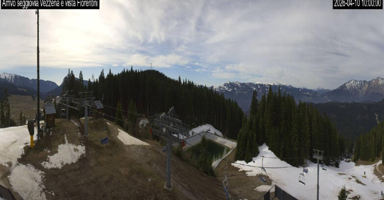 Webcam Lavarone Skigegiet - Laghetto Sessellift 