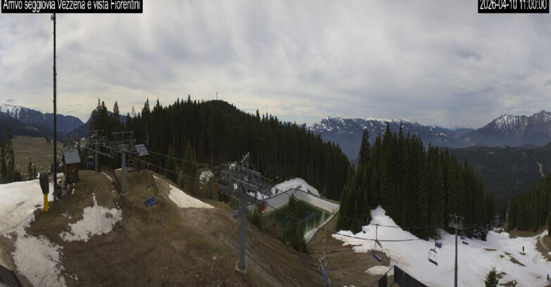 Webcam Lavarone Skigegiet - Laghetto Sessellift 