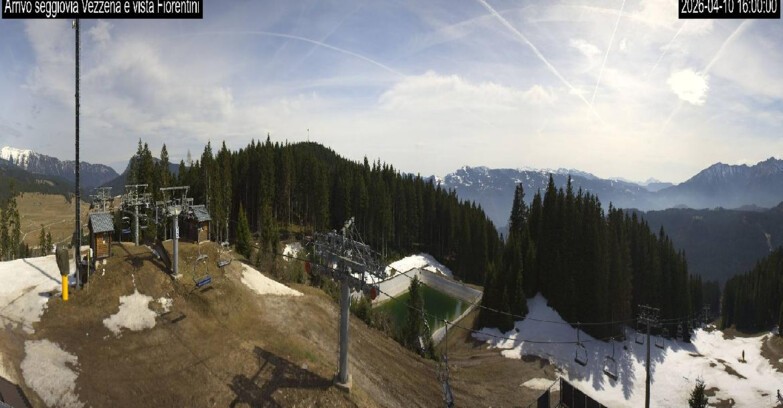 Webcam Lavarone Skigegiet - Laghetto Sessellift 