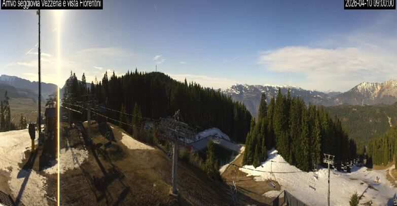 Webcam Lavarone Skigegiet - Laghetto Sessellift 