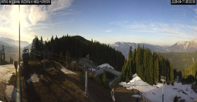 Webcam Lavarone - Chair lift Laghetto 