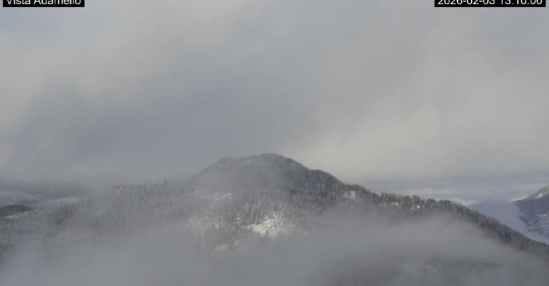 Webcam Ski area Lavarone - Vista su ghiacciaio Adamello