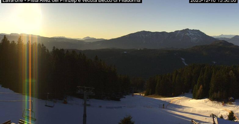 Webcam Lavarone - Pista Avez- seggiovia Lagh.