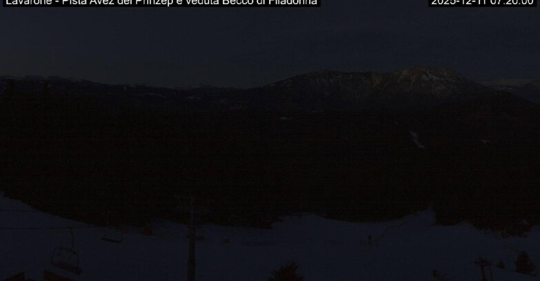 Webcam Lavarone Skigegiet - Pista Avez- seggiovia Lagh.