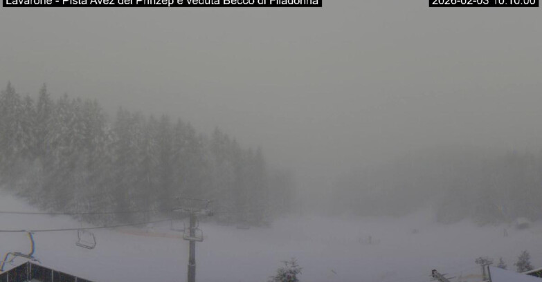 Webcam Ski Area Lavarone  - Pista Avez- seggiovia Lagh.