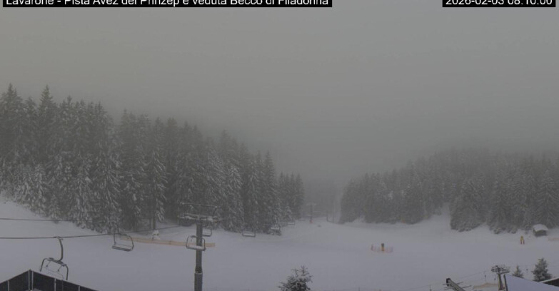 Webcam Lavarone - Pista Avez- seggiovia Lagh.