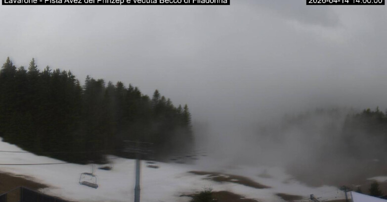 Webcam Ski Area Lavarone  - Pista Avez- seggiovia Lagh.